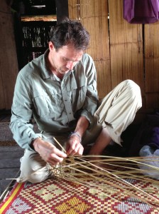 "If I can just slide this... under here... damn it!"