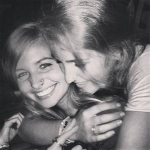 Stacey is on the left, Phoebe on the right.