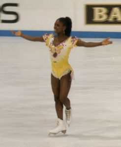 Surya Bonaly. from Wikipedia http://en.wikipedia.org/wiki/File:SuryaBonaly.jpg by Uwu Langer