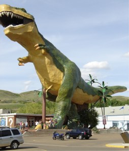  "Dyno drumheller". Licensed under Public domain via Wikimedia Commons - http://commons.wikimedia.org/wiki/File:Dyno_drumheller.jpg#mediaviewer/File:Dyno_drumheller.jpg 